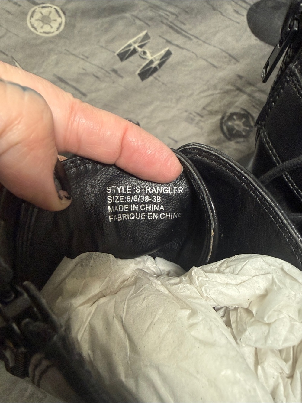 STRANGCVLT STRANGLER SNEAKER BOOTS SZ 8 *READ DESCRIPTION* - Picture 7 of 11
